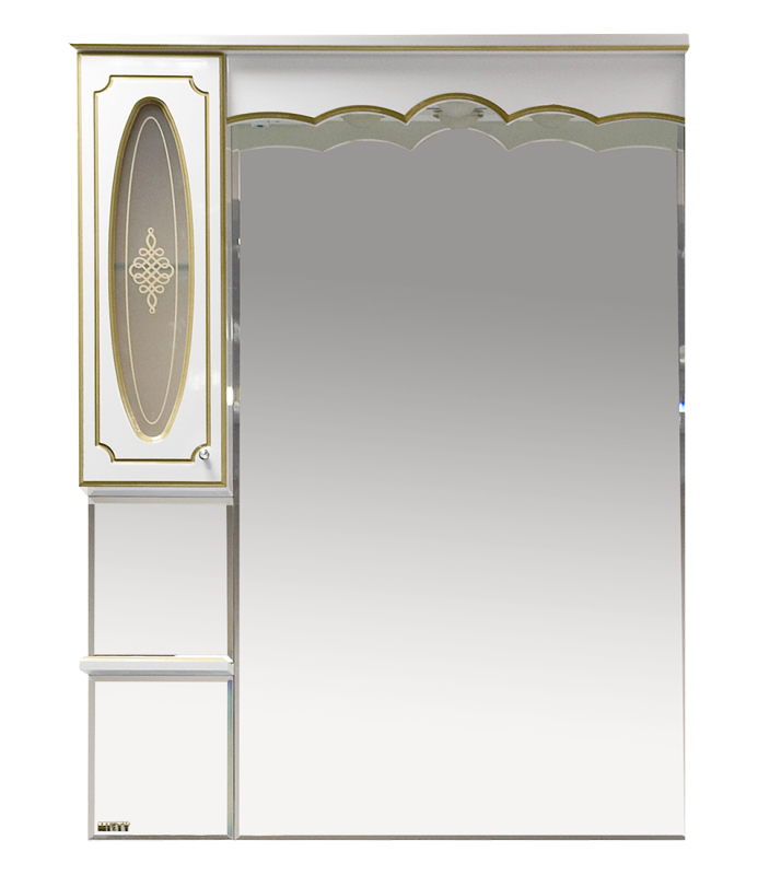 Misty Монако зеркальный шкаф левый 90 см Л-Мнк02090-013Л
