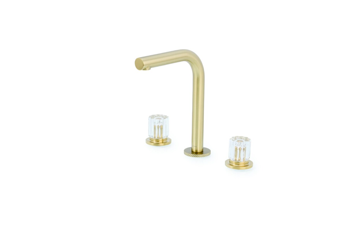 Смеситель для раковины на 3отв. Boheme Elegante Золото матовый 152-MG-EL