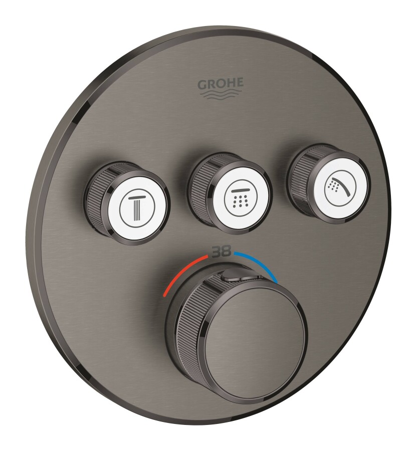 Grohe Grohtherm SmartControl 29121AL0 смеситель для ванны/душа темный графит