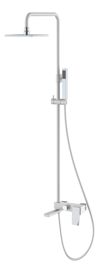 Душевая система Boheme Q WhiteChrome.2 с изливом 148-WCR.2