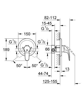 Grohe Start Eco 23269000 смеситель для душа