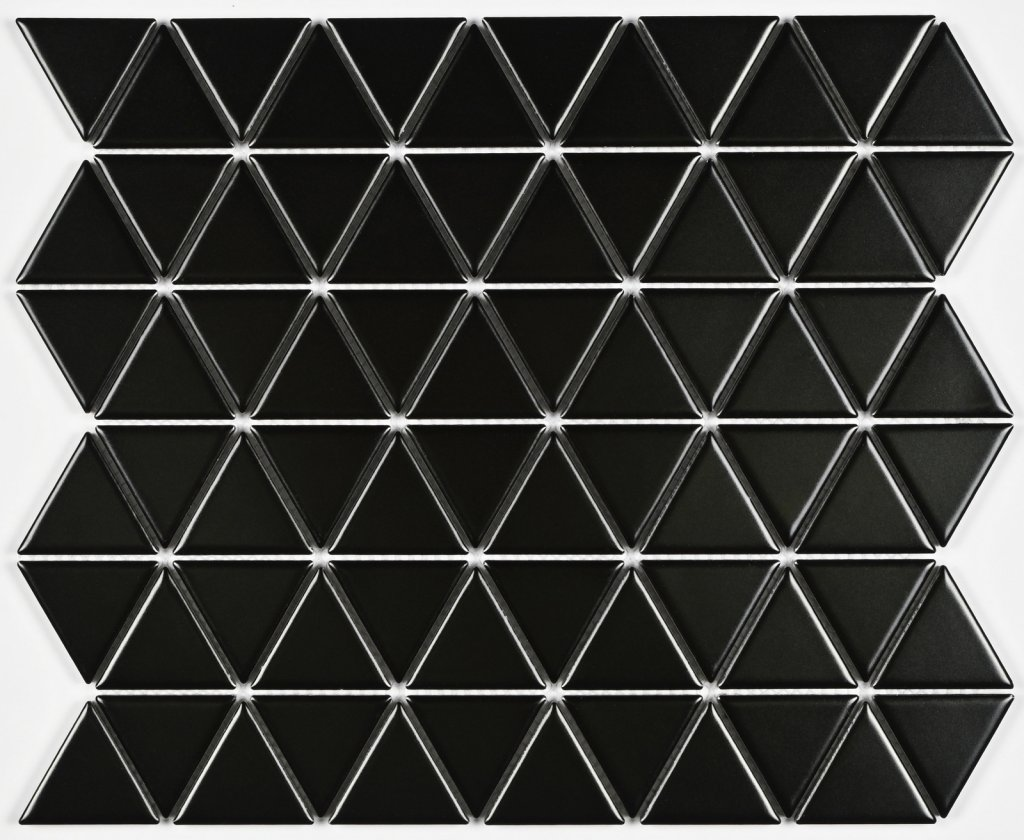 Bonaparte Reno Black matt мозаика керамогранитная 29х25 см
