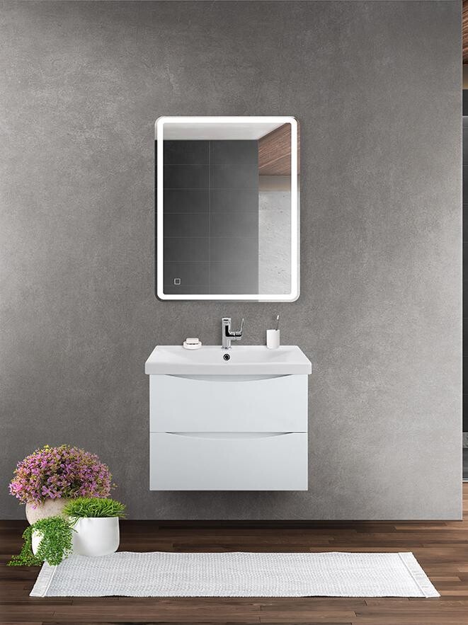 BelBagno MARINO-CER-700-2C-SO-BL-P Тумба подвесная с раковиной