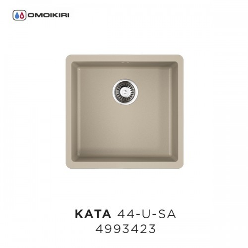 Omoikiri Kata 44-U-SA 4993423 кухонная мойка аrtgranit бежевый 44х42 см