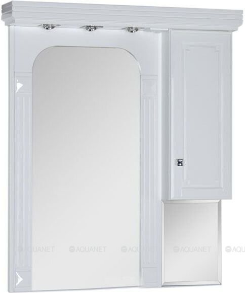 Зеркало-шкаф Aquanet Фредерика 100*122 белый 00171272