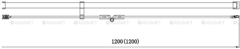 Aquanet Beta NWD6221 душевые двери 120*200 R