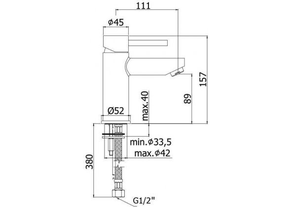 Paffoni Stick SK071HCR смеситель для раковины хром