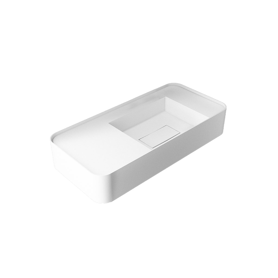 Vincea Solid Surface раковина 80х40 см подвесная VWB-6S480MW