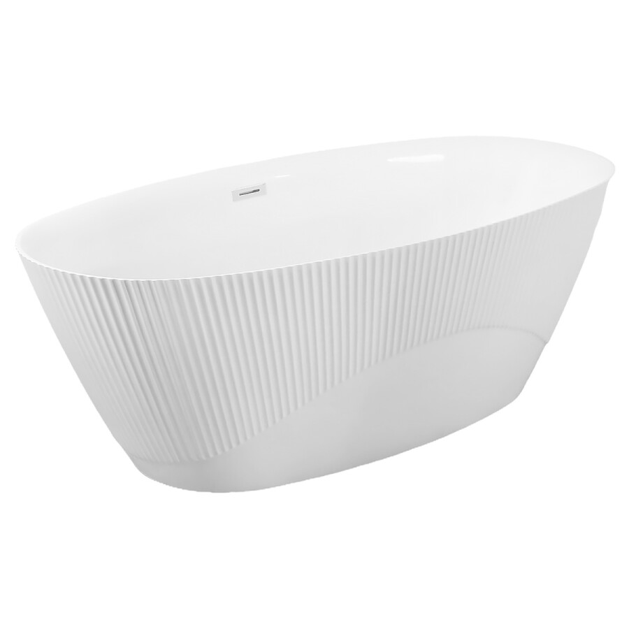 Ванна акриловая Azario ARFA 1700х800х580 свободностоящая, в комплекте с сифоном и металлической рамой AZ-6613C