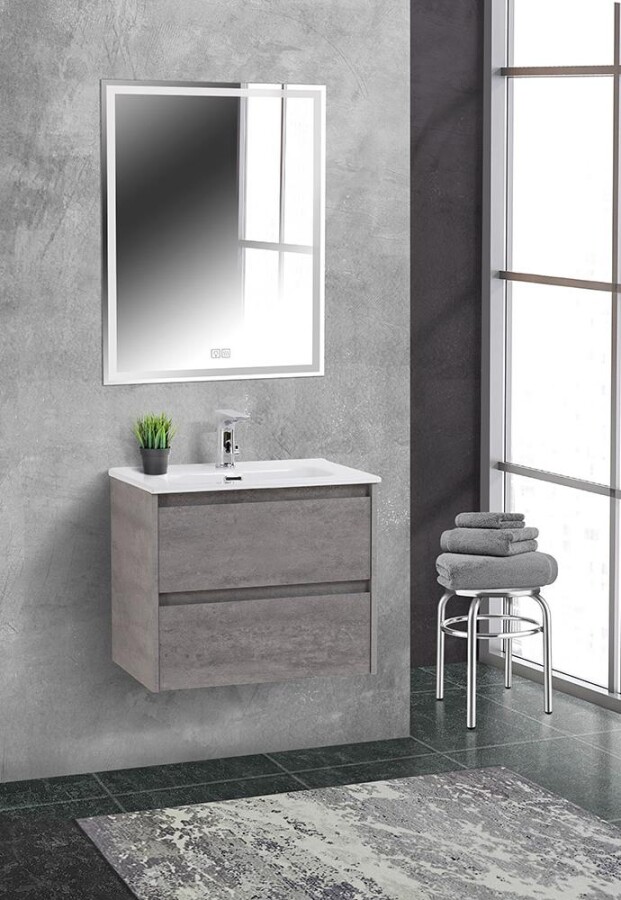 BelBagno KRAFT 39-600/390-2C-SO-CG Тумба подвесная с раковиной