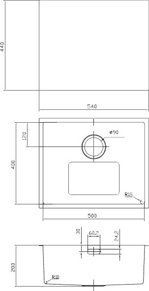 Iddis Edifice EDI54B0i77 Мойка кухонная