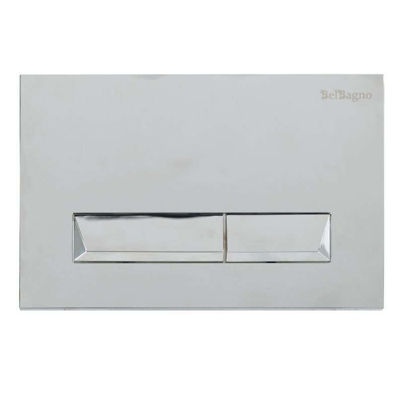 BelBagno Marmi BB010-MR-CHROME клавиша смыва хром глянцевый