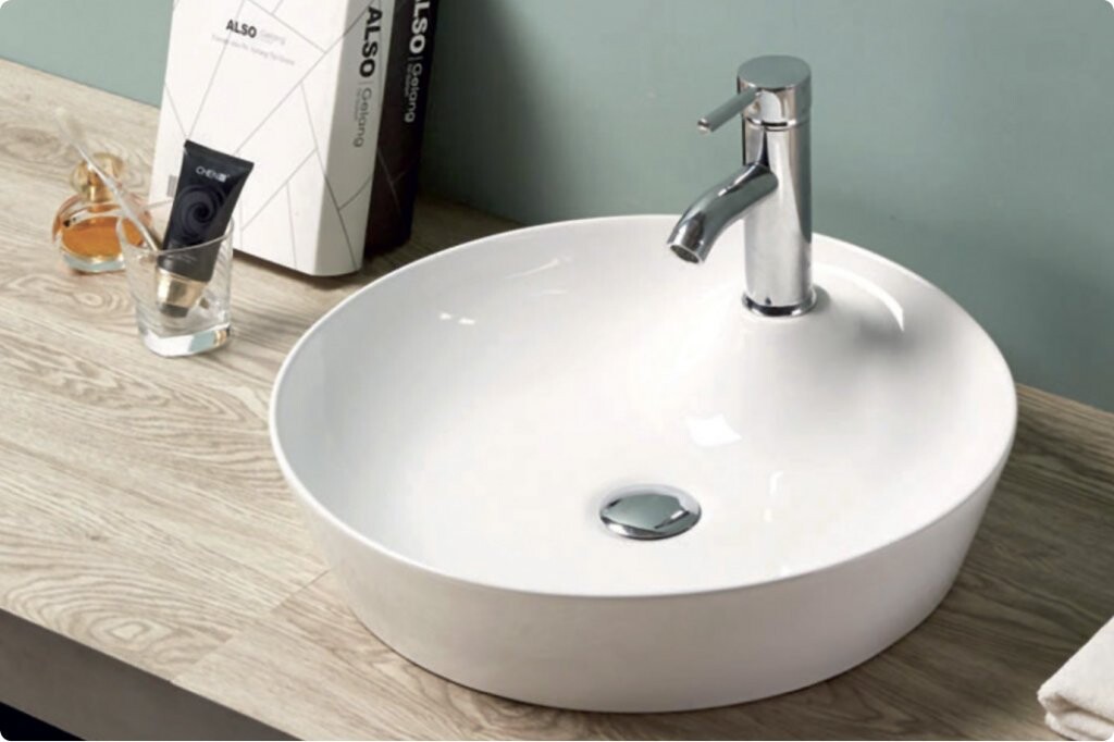 BelBagno BB1306 раковина накладная 45 см белая