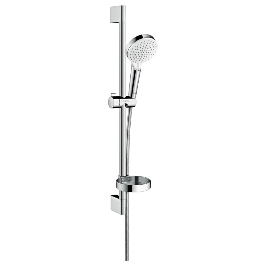 Hansgrohe Crometta Vario 26553400 штанга для душа с мыльницей Casetta белый/хром