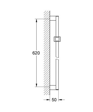 Grohe Euphoria Cube 27892000 душевая штанга