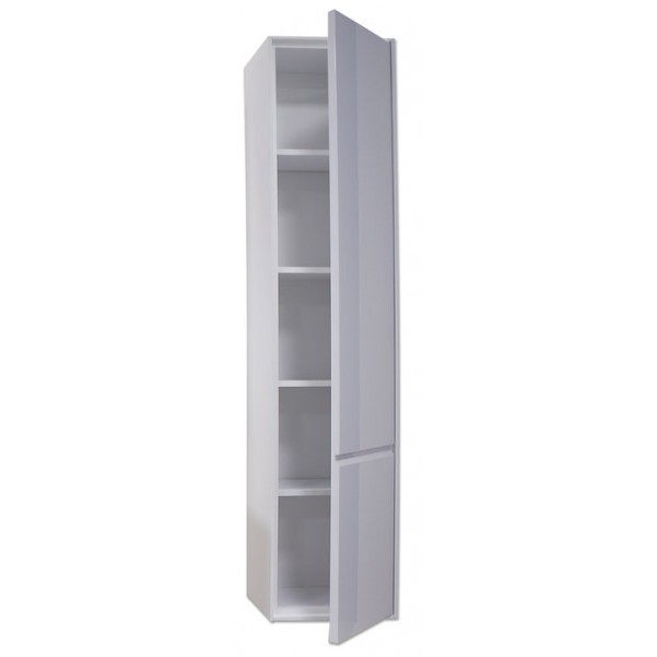 Roca Laks шкаф-колонна правосторонний белый подвесной 37 см