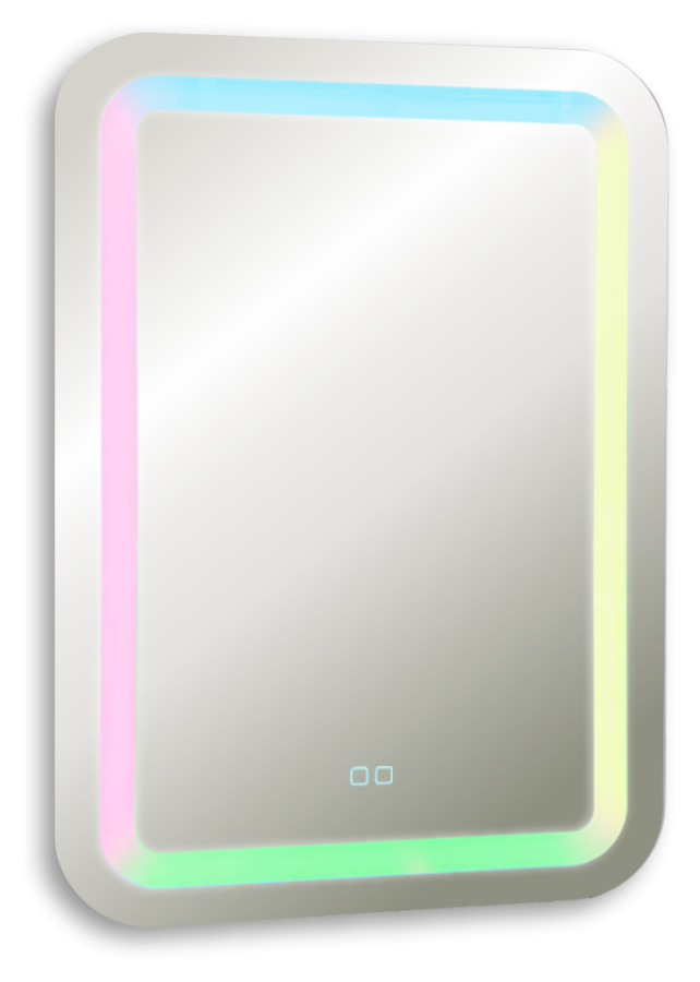 Зеркальное полотно Azario Мальта RGB 55*80 мульти-цвет LED00002511