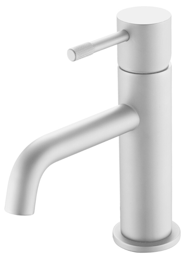 Смеситель для умывальника Boheme Uno Белый матовый 461-MW