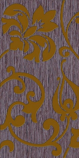 Нефрит Ваниль 20х40см декор настенный коричневый