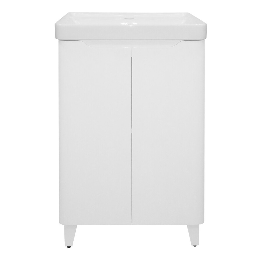 Комплект Azario Тумба Лотос 50 Н напольная с раковиной Монте 50 CS00094663