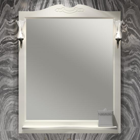 Opadiris Брунелла зеркало со светильниками 80 см слоновая кость 004554