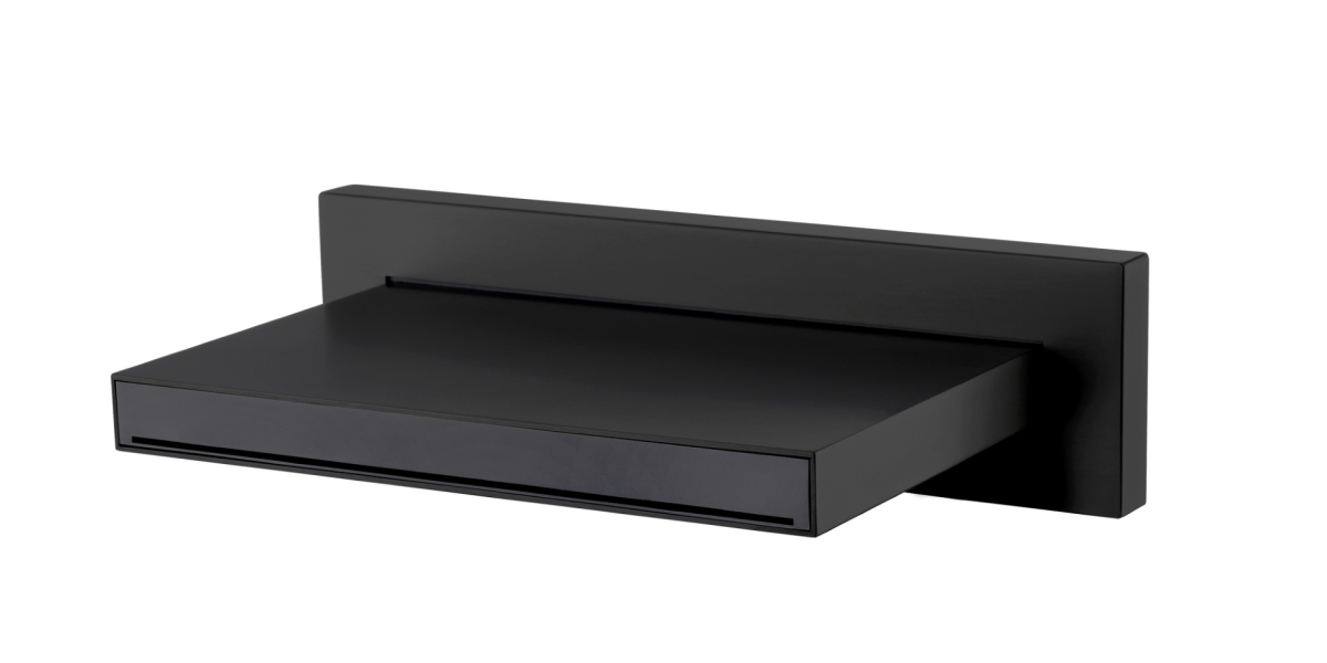 Излив для ванны каскадный Boheme Zodiac Black 625/2-B