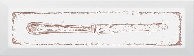 Kerama Marazzi Гамма 8х28 см декор настенный Knife карамель NTC259001