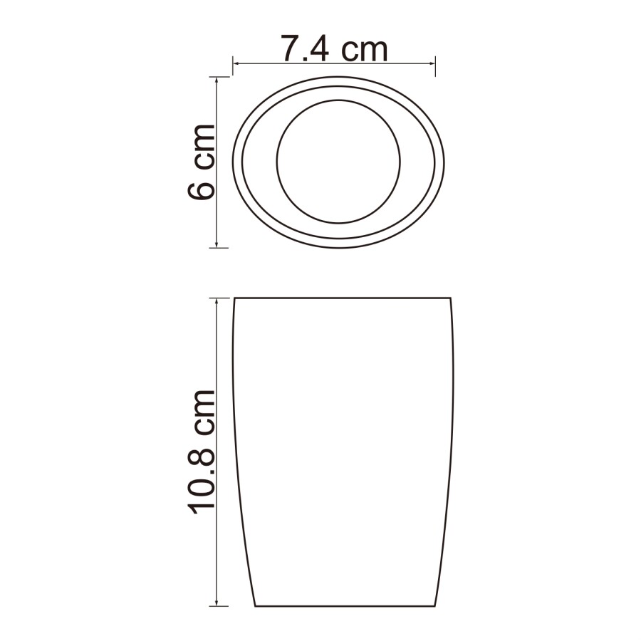 WasserKRAFT Dinkel K-4628 стакан для зубных щеток