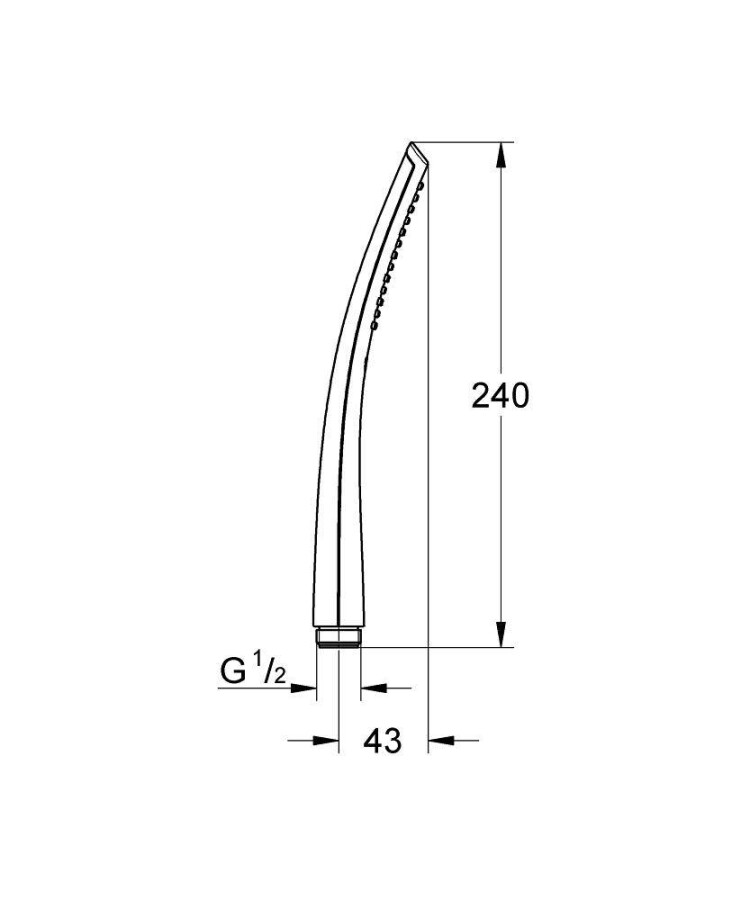 Grohe Ondus 27184000 ручной душ