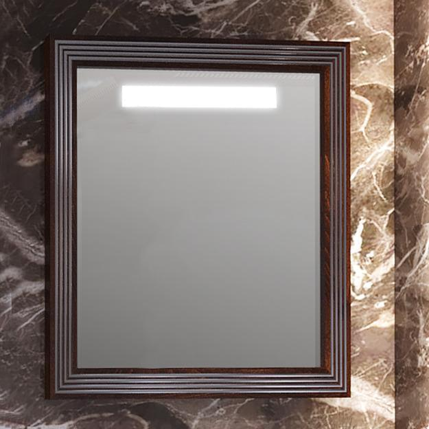 Opadiris Карат зеркало 100 см белый/серебро 000809