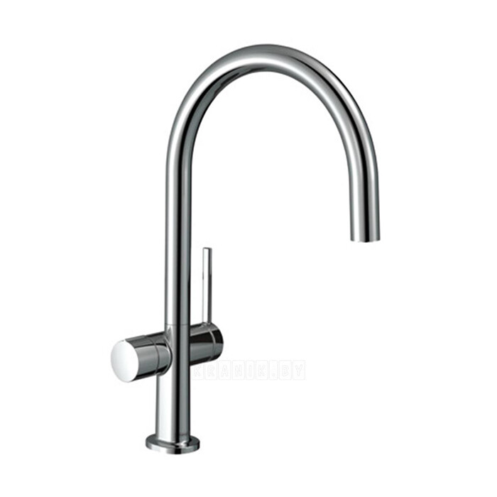 Hansgrohe Talis M54 Смеситель для кухни 220 с запорным вентилем 1jet хром 72805000