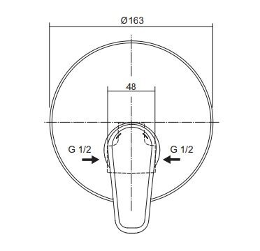 Vidima Balance A6996AA Смеситель для душа