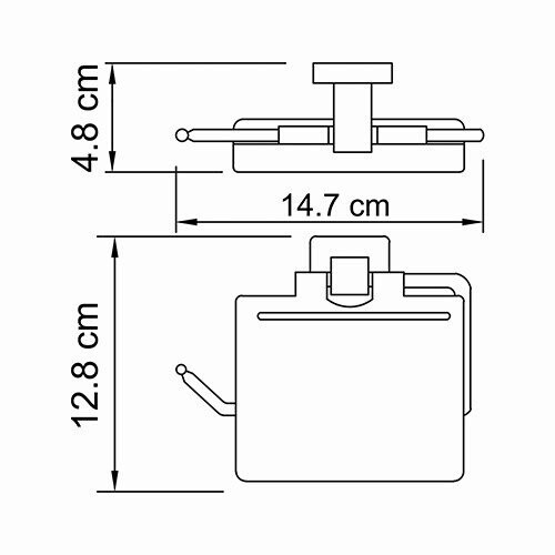 WasserKRAFT Lippe K-6525 держатель для туалетной бумаги хром