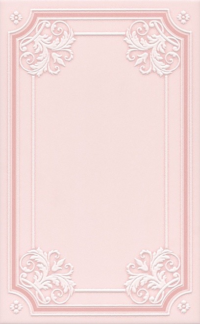 Kerama Marazzi Петергоф STG/C560/6306 25х40 декор настенный розовый матовый