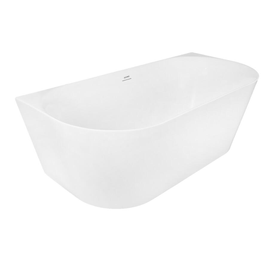 Ванна акриловая Azario Melado 1700х800х580, пристенная, в комплекте с сифоном и металлическими ножками, белый AZ-7005-17W