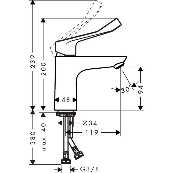 Hansgrohe Focus 31917000 смеситель для раковины хром