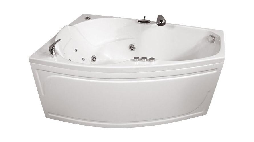Triton Бриз 150х96 см ванна акриловая асимметричная гидроаэромассажная с фронтальной панелью сифоном и каркасом левая