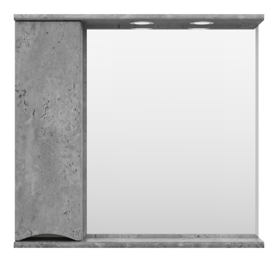 Misty Атлантик зеркало-шкаф 80 см левый П-Атл-4080-050Л