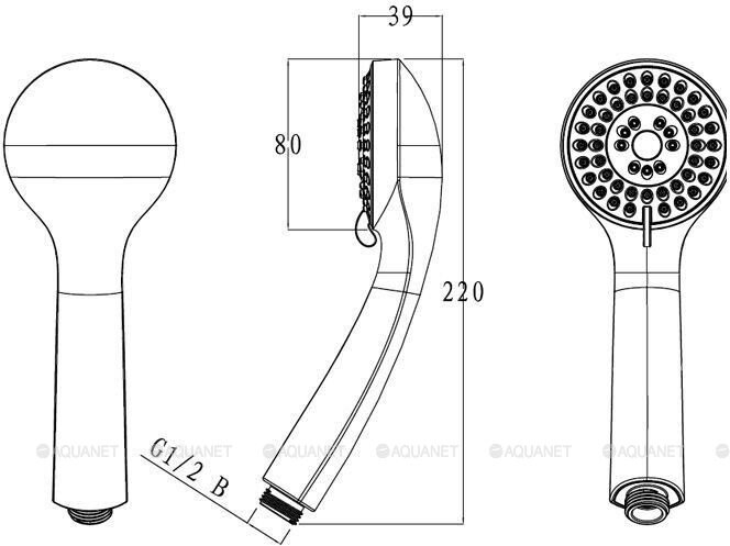 Bravat Eco P70136CP-1-RUS душевая лейка