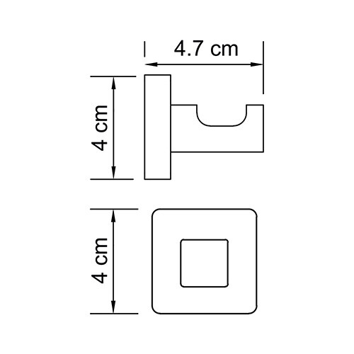 WasserKRAFT Dill K-3923 Крючок хром