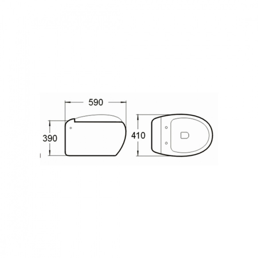 SantiLine SL-5001B унитаз подвесной