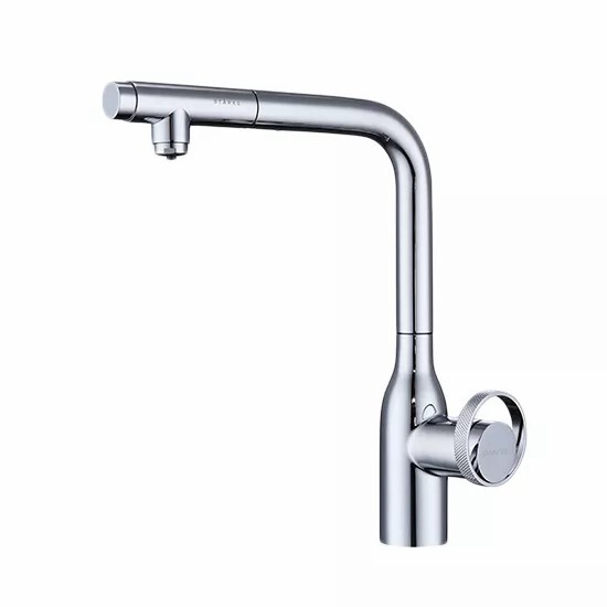 Смеситель для кухни с выдвижным изливом Urban Ur213104-CR