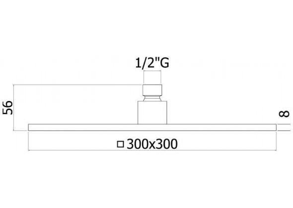 Paffoni Syncro King ZSOF078NO верхний душ