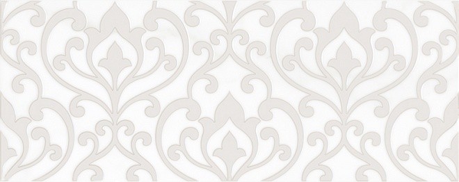Kerama Marazzi Сари 20х50 см декор настенный белый