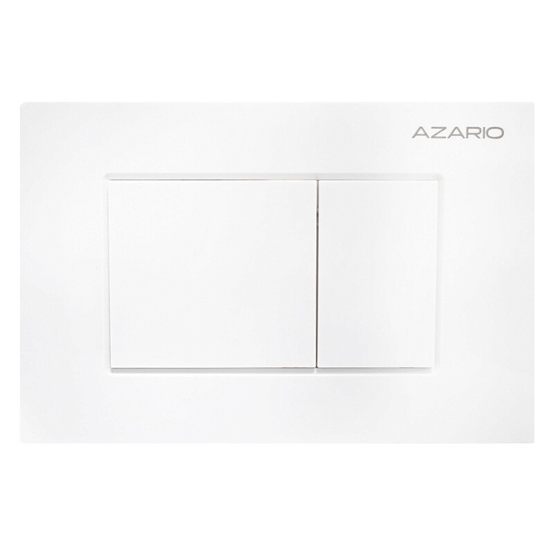 Кнопка смыва AZARIO NEW-TS механическая, ABS пластик, белый AZ-ABS-001-W