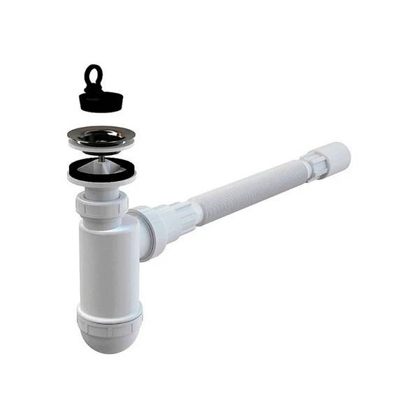 Сифон для умывальника AlcaPlast A41+A710