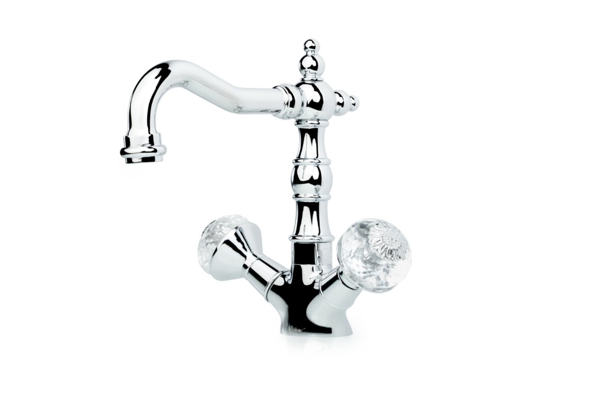 Смеситель для раковины высокий Boheme Flora Хром 272-FL