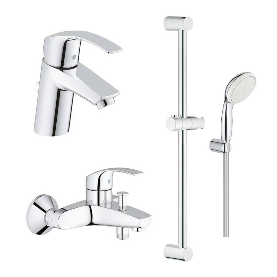 Grohe Eurosmart NB0058 смесители для ванны и раковины с душевым гарнитуром