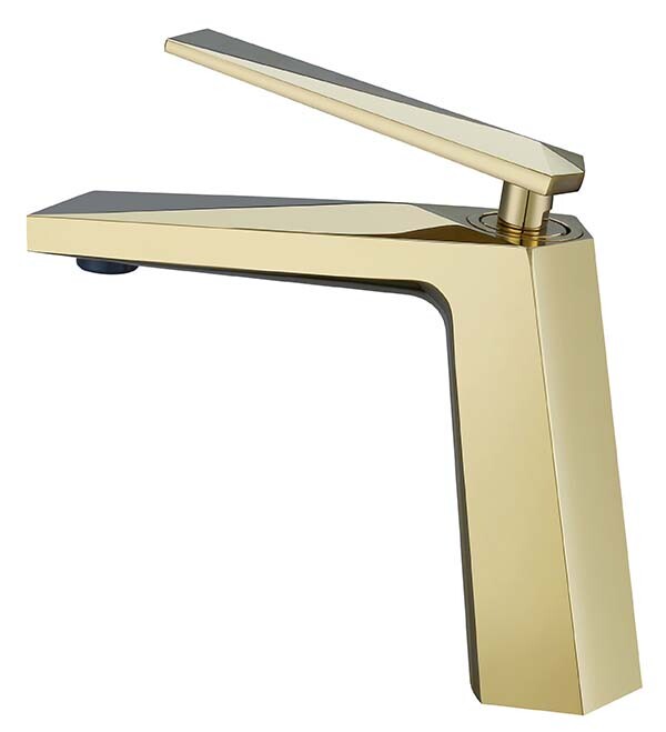 Смеситель для умывальника Boheme Venturo Золото 381