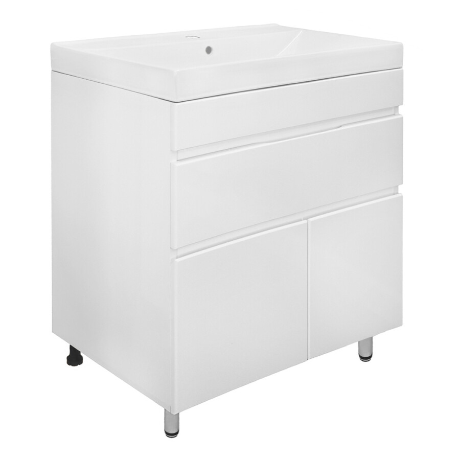 Комплект Azario Тумба Эстима 80/1Н напольная с раковиной Tempo 80 CS00094636